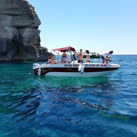 Sosta bagno a Porto Miggiano